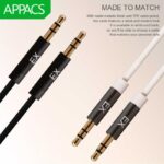 APPACS-Aux-Cable-Car-3-5mm-to-3-5mm-Auxiliary-Cable-Jack-Audio-Cable-Male-to_q50