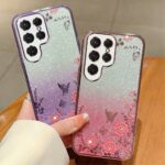 Maska-za-Samsung-Galaxy-S24-Ultra-Flower-Pattern-Glitter-Purple-5.jpg