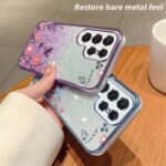 Maska-za-Samsung-Galaxy-S24-Ultra-Flower-Pattern-Glitter-Purple-6.jpg