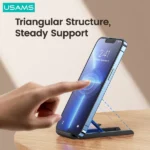 USAMS-US-ZJ070-Spring-Folding-Desktop-TabletPhone-Stand-black-6.webp