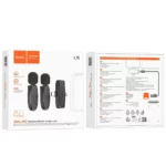 HOCO-2-x-lavalier-wireless-microphone-Lightning-Type-C-L15-black-4.webp