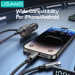 USAMS-CC287-66W-AC-Dual-port-Fast-Car-punjac-CL-2in1-kabl-3.webp