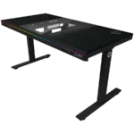Pametni Gaming Stol Lorgar Elite 90G – Dual Motor Integrisano PC Kućište, Staklo Crni (2)