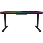 Pametni Gaming Stol Lorgar Pro 80G – Dual Motor Kaljeno Staklo RGB Crni (4)